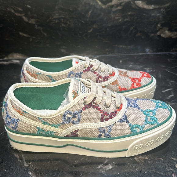 Gucci Sneakers Size 38.5 - PERFECT CONDITION - Pyschedelic Mini GG Multicolor - Picture 5 of 10